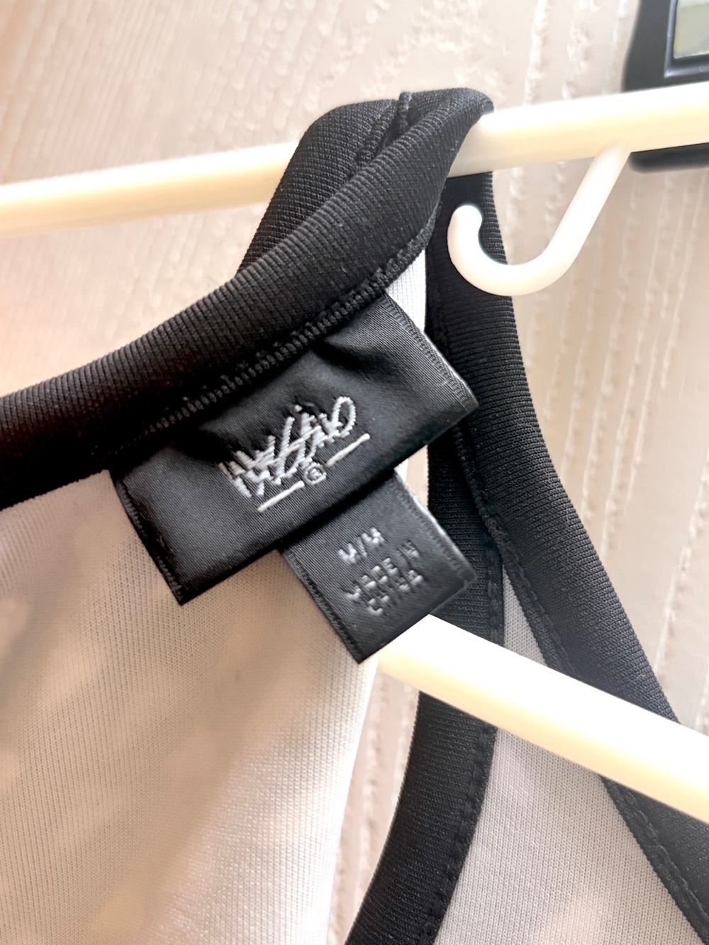 NWOT- Mossimo Supply Co. Black and White Laser-Cut Fit-and-Flare Mini Dress - Picture 3 of 7
